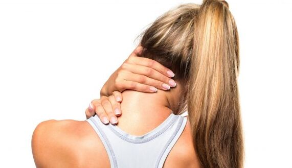 Muskelverspannungen für die Hals -Osteochondrose